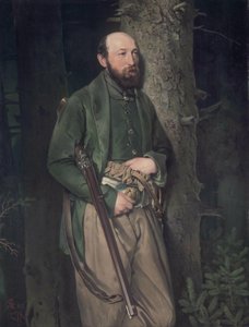Den kungliga sachsiska skogsinspektören Carl Ludwig von Schönberg